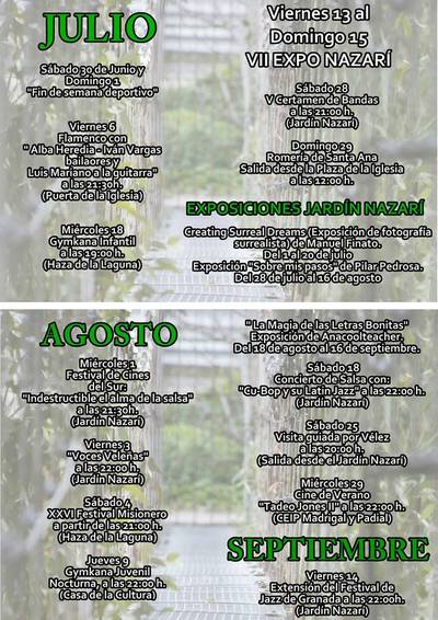 Programacion verano 2018