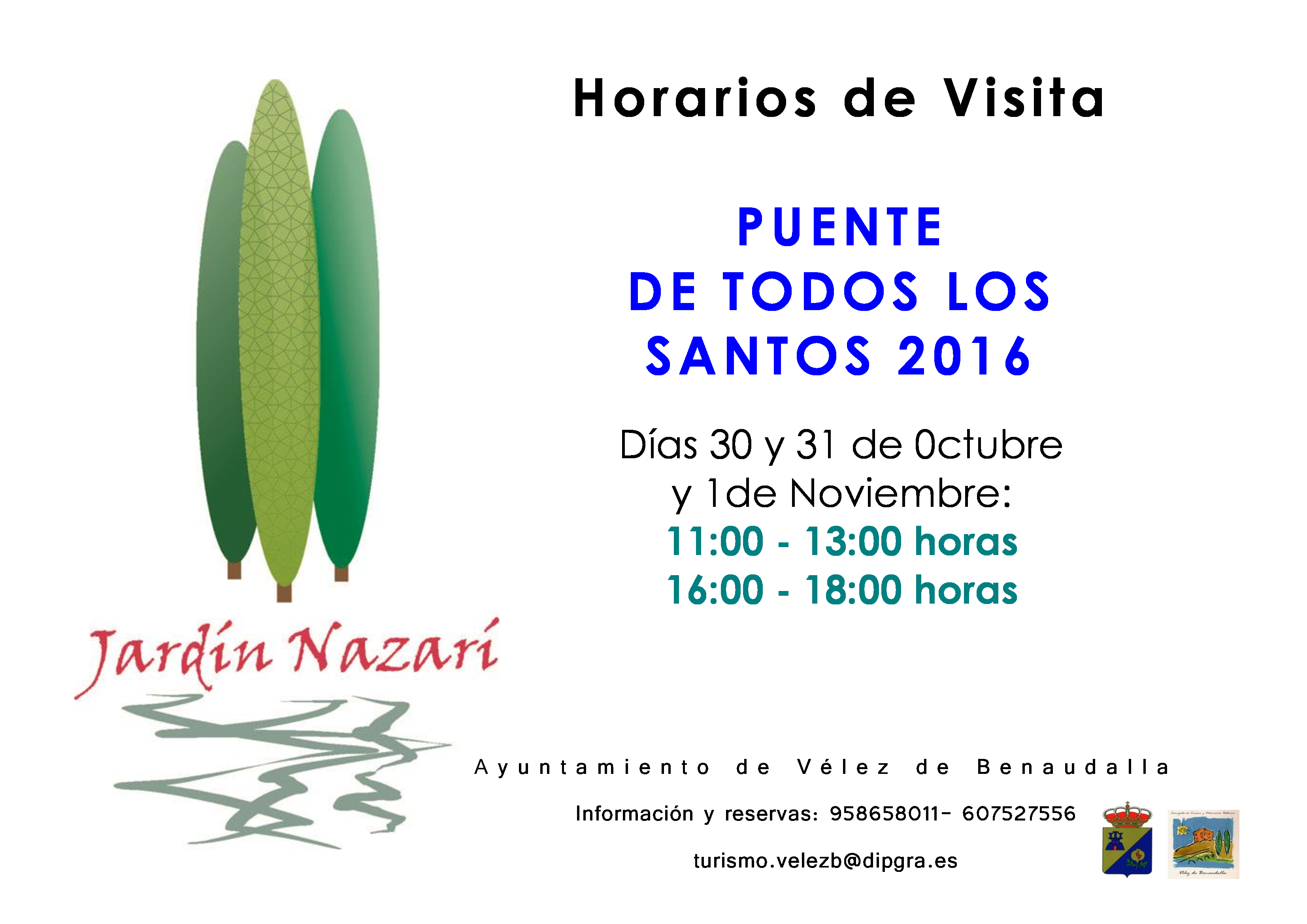 Cartel horarios jardin puente santos 2016