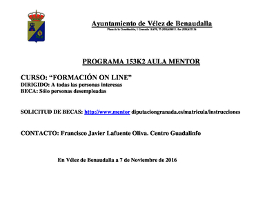 Escrito curso on line