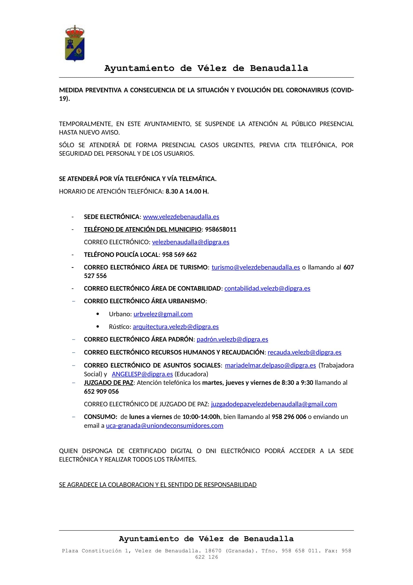 Medidas preventivas abril