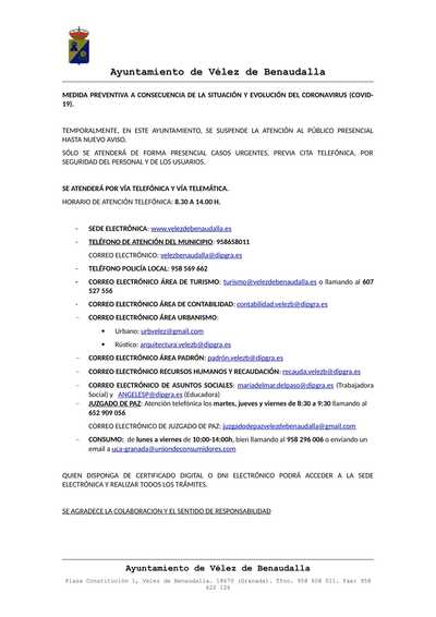 Medidas preventivas abril