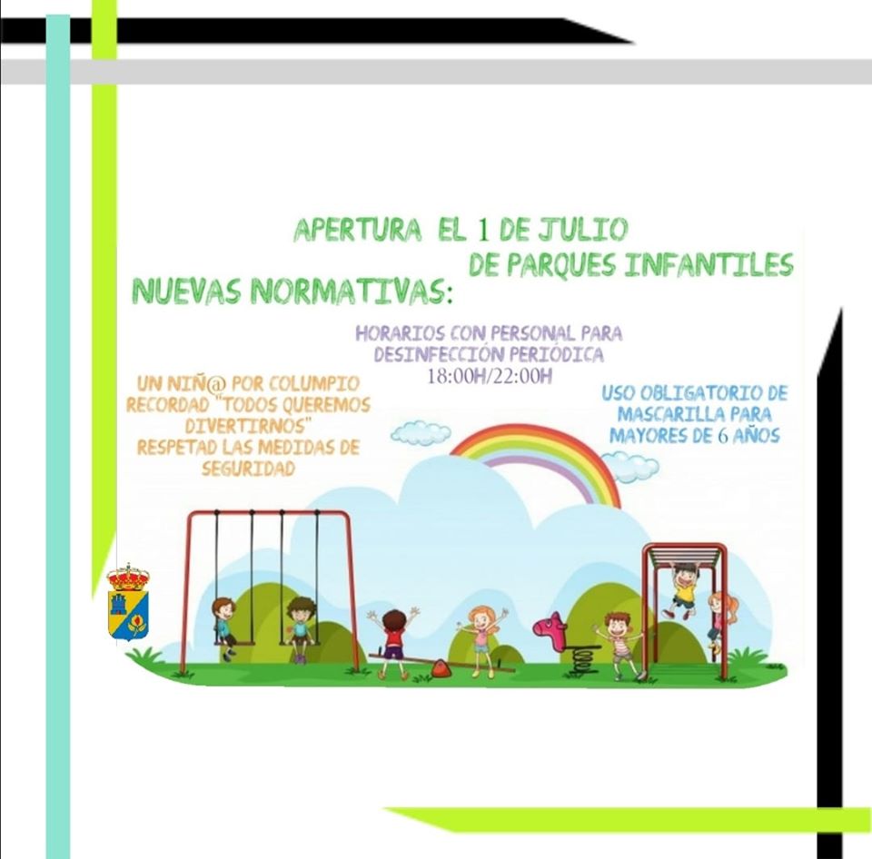Reapertura parques infantiles