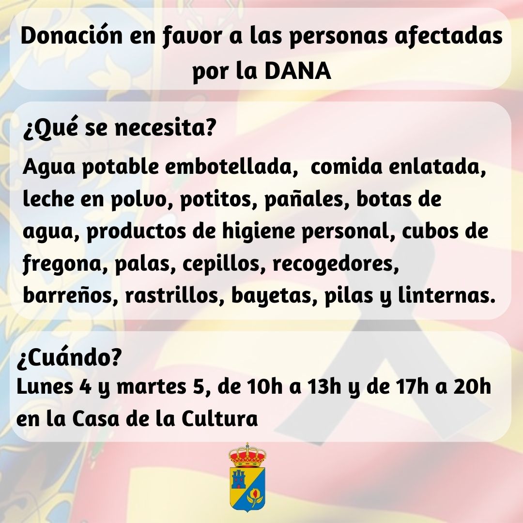 Donaci%c3%b3n en favor a las personas afectadas por la dana
