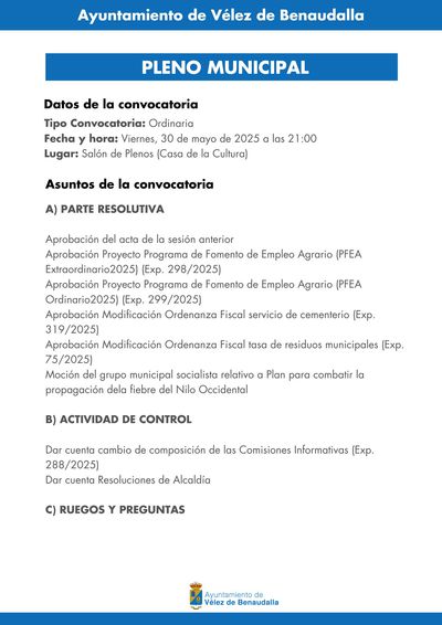 Ayuntamiento de v%c3%a9lez de benaudalla