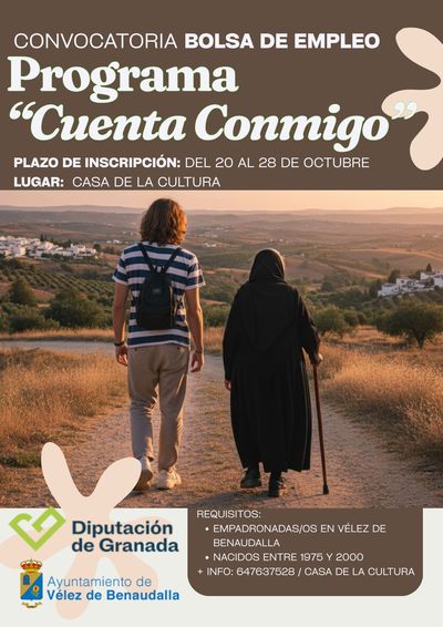 Cartel   paseo al atardecer